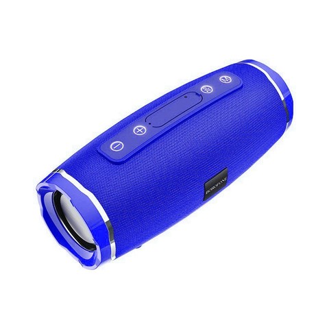 Влагозащитная IPX5 колонка с радио FM, порты TF, AUX, USB, режим TWS Borofone BR3 (Синий) Портативная акустика Bluetooth