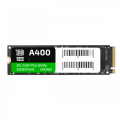 SSD BaseTech A400 256Гб, M.2 2280, NVMe, Bulk, TLC, PCIe3.0, Чтение:3100мб/с, Запись:2500мб/с (SSDBTA400256GM2NN)