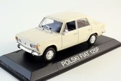 Polski Fiat 125P white 1:43 DeAgostini Masini de legenda #27