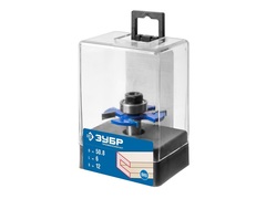 ЗУБР 50.8 x 6 мм, хвостовик 12 мм, фреза горизонтально-пазовая, Профессионал (28757-50.8-6-12)