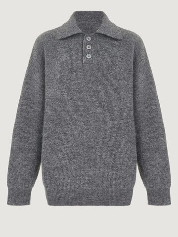 Поло с пуговицами