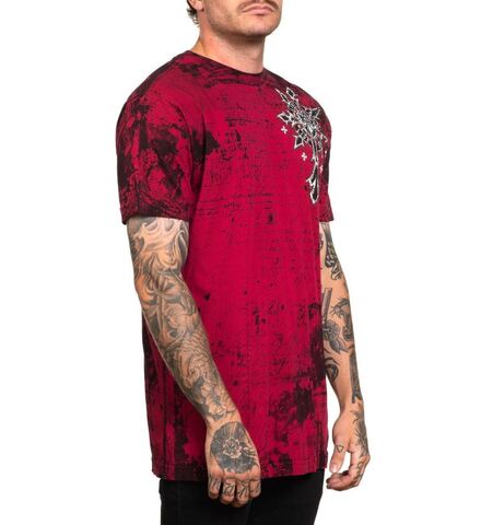 Affliction | Футболка мужская Retribution Tee A25069RD справа