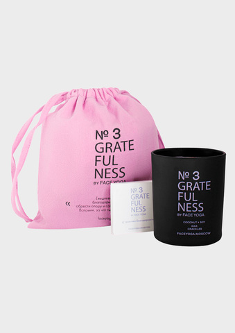 Свеча FACE YOGA №3 Gratefulness 250 мл.