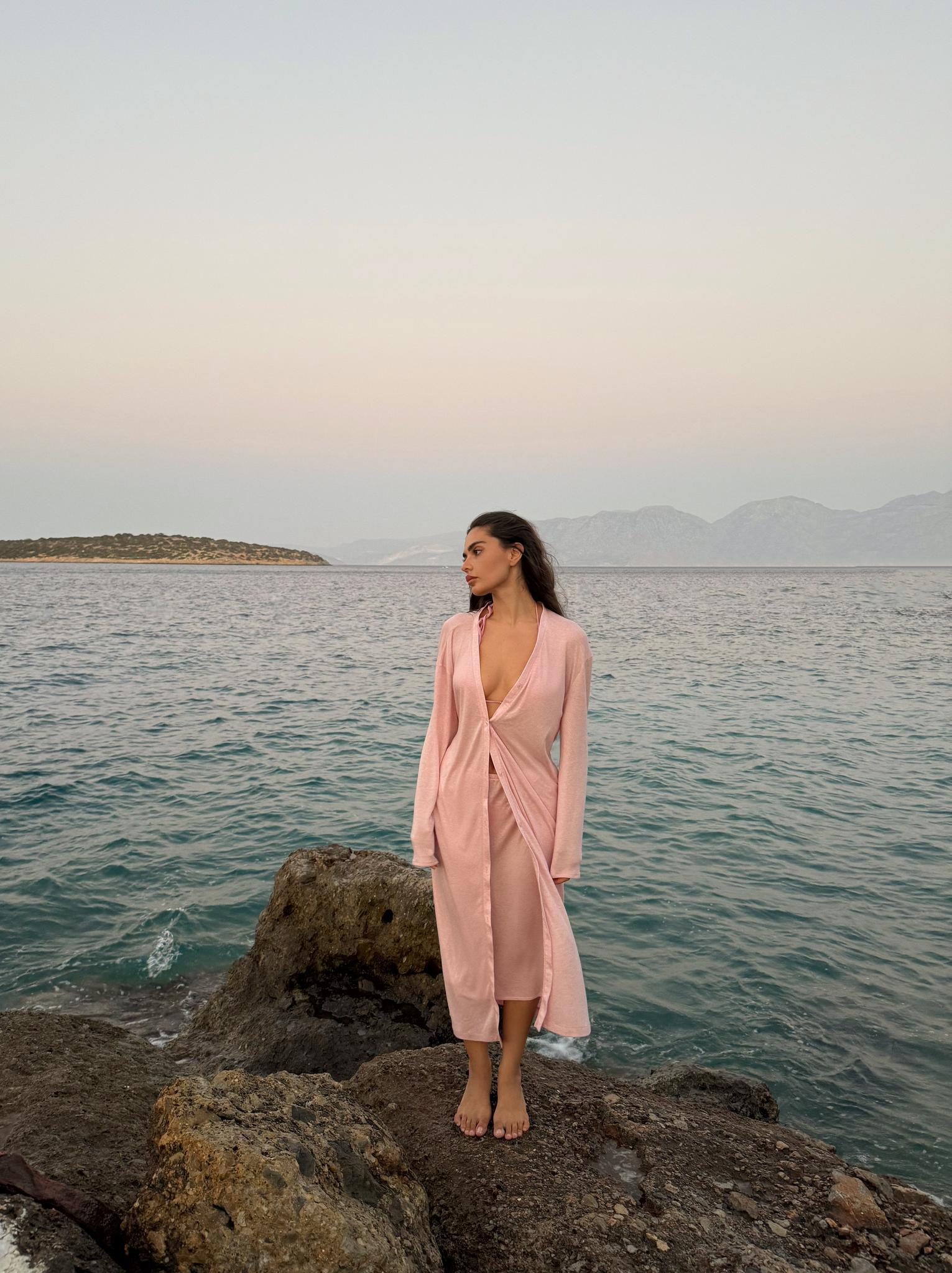 Кардиган Роза, Розовый