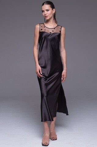 Длинная шелковая ночная сорочка Mia Amore Andromeda (70% натуральный шелк)