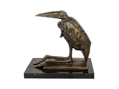 Бронзовая статуэтка Марабу