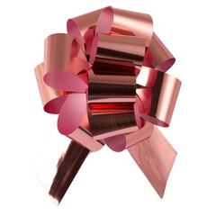 Бант-Шар, Розовое золото, Металлик / 18см*5см, 1 шт.