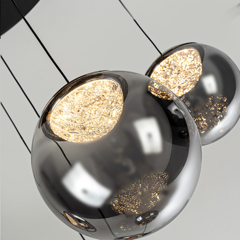 Подвесной светодиодный светильник Modelux ML.2338.5 BK