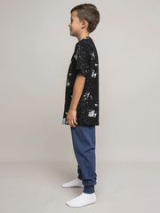 035_ОС25 Футболка кор.рукав д/м, черный