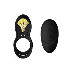 Эрекционное виброкольцо Zalo Bayek с пультом ДУ, черное
