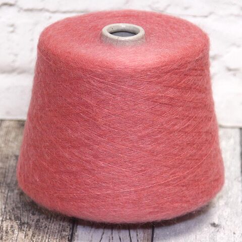 Кидмохер на полиамиде PURA LANA ITALIA / MARZIA 900 томатно-розовый