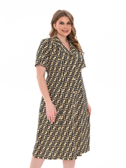 4536 Халат на пуговицах