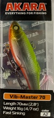 Воблер Akara раттлин Vib-Master 70 мм 16 гр. (4/7 oz 2,8 in) A 2