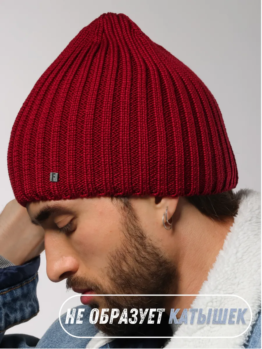 Шапка зимняя с флисом весенняя