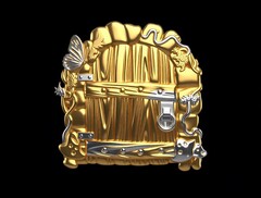 Силиконовый молд № 429 Дверь ( серия домики для гномов и фей)