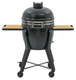 Гриль керамический Monolith Grill TWO.55 (Classic), черный на колесиках с боковыми столиками