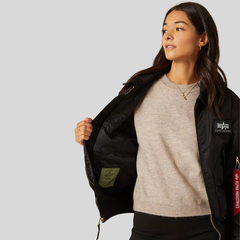 Куртка Alpha Industries CWU 45/P W Black (Черная)