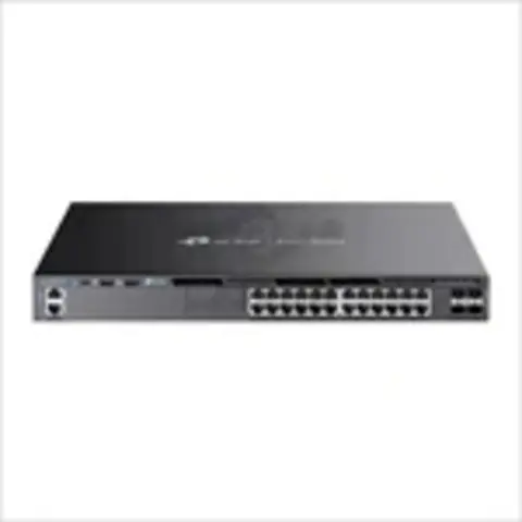 TP-Link SG6428XHP, Стекируемый управляемый коммутатор 3го уровня Omada с 24 гигабитными портами PoE+ и 4 портами SFP+