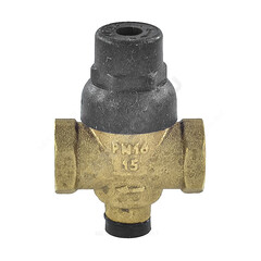 Регулятор давления поршневой латунь КРДВ Ду 15 Ру16 1/2" ВР Рн=2 - 4бар с выходом под манометр и фильтром Цветлит ZW60005