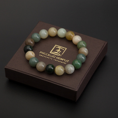 Браслет "Млечный путь". Нефрит