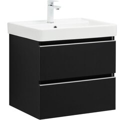 Aquanet 337953 Тумба Вега 2.0 60 2 ящ. цв.черный (337953) фото