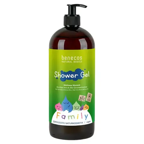 benecos Натуральный гель для душа Wellness Moment алоэ вера и лимон