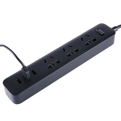 Удлинитель Xiaomi Mi Power Strip 3 (XMCXB01QM) черный, 1.8 м