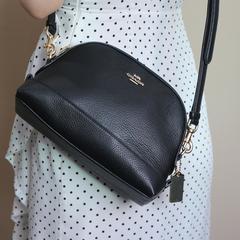 Сумка Coach LTH DOME XBDY круглая мини crossbody