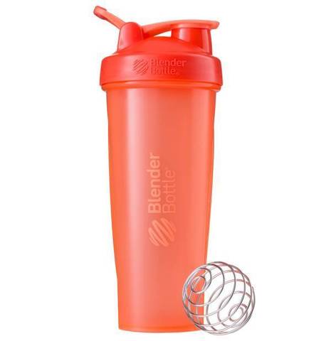 Картинка шейкер Blender Bottle Classic Full Color 946мл коралловый - 1