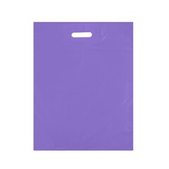 Фиолетовый полиэтиленовый пакет с вырубной ручкой 30*40+3см 70мкм