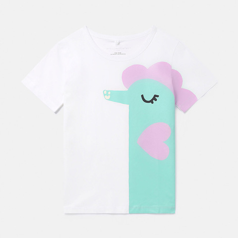 Футболка Stella McCartney Kids Seahorse Motif