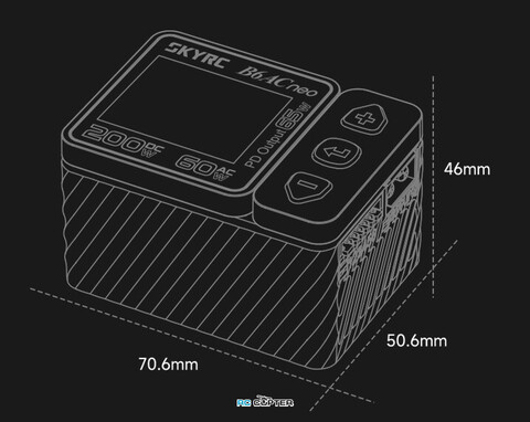 Зарядное устройство SkyRC B6AC neo 10А 200W(DC)/60W(AC) LiPo 6S