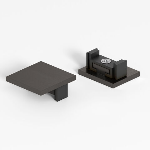 Заглушки для накладного шинопровода (2шт) Elektrostandard Line Magnetic 85230/00 титан