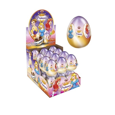 Изделие из десертной пасты с игрушкой-сюрпризом  Princess 1кор*6бл*24шт, 25г