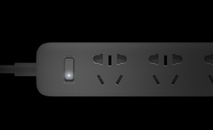 Удлинитель Xiaomi Mi Power Strip 3 (XMCXB01QM) черный, 1.8 м