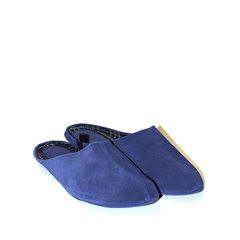 777137 туфли домашние мужские синие больших размеров марки Делфино