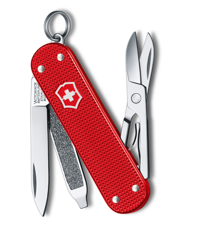 Нож-брелок Victorinox Classic Alox LE 2018, Berry Red (0.6221.L18)