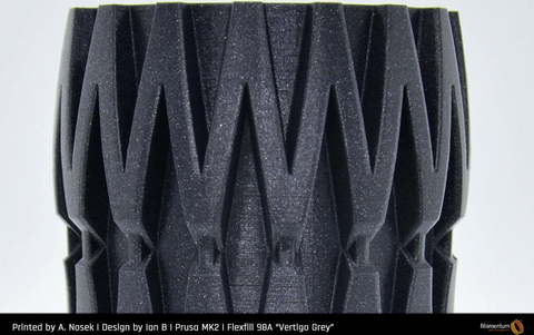 Пластик для 3D-принтера Fillamentum Flexfill TPU 98A Vertigo Gray