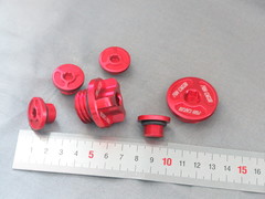 Крышки двигателя CAKEN NC250 красные 6шт