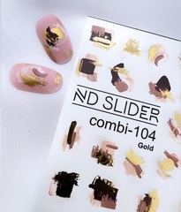 Слайдер-дизайн Nail Design combi - 111 (золото)