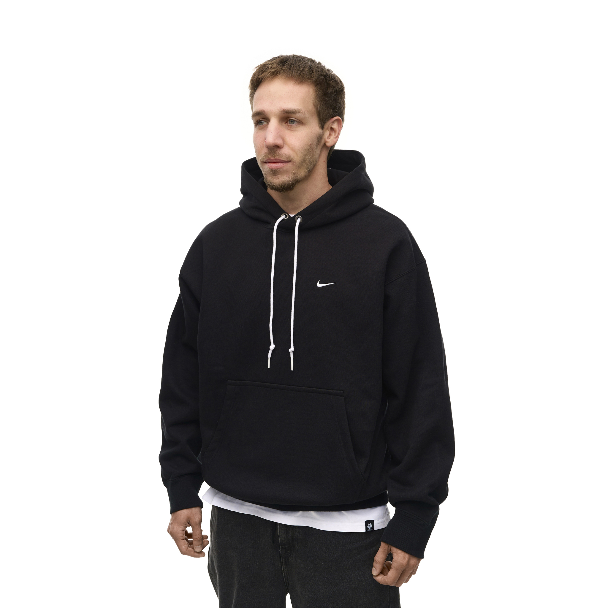 Nike hooded jacket black new arrivals