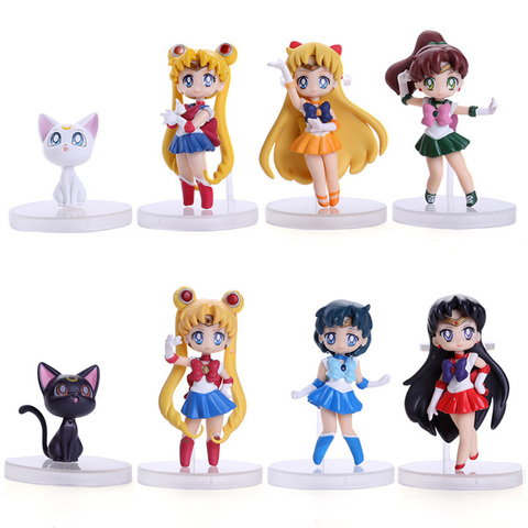 Sailor Moon Action Figure Toys Set 02