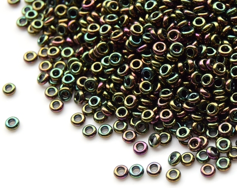 Toho Demi Round 8/0 цвет 0508 Higher Metallic Iris Olivine