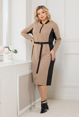 Платье 1291 песочный Novita (Акция)