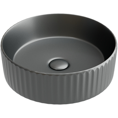Ceramica Nova Element CN6057MDH Умывальник чаша накладная круглая 360*360*115мм (цвет Темный Антрацит Матовый) фото