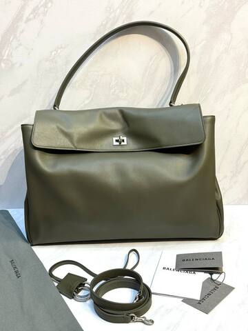 BALENCIAGA RODEO HANDBAG зеленый