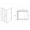 Abber Sonnenstrand AG07110-S75 Душевой уголок, 110x75x195