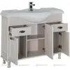 Aquanet 185808 Компл.2 - Тумба Тесса 105 Жасмин/серебро (YATAO) (185808)