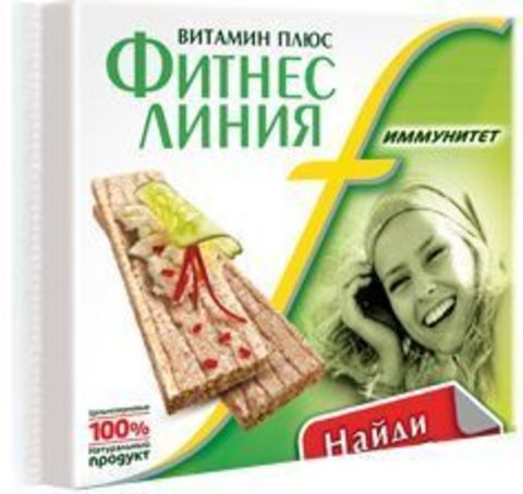 Хлебцы Фитнес-линия Витамин плюс (цельнозерн) 100г