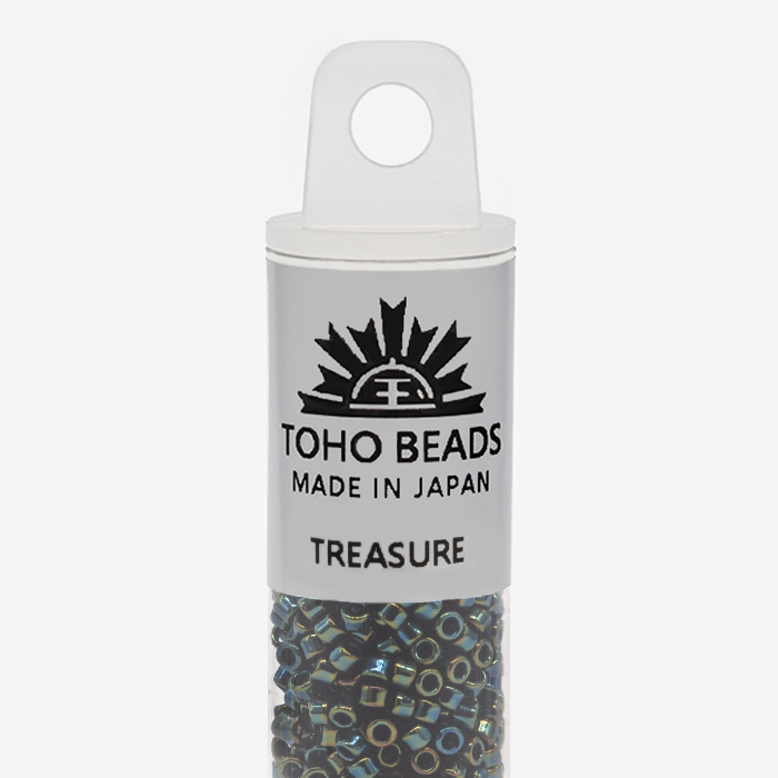Японский бисер TOHO Treasure (№84), металлизированный, непрозрачный глянцевый